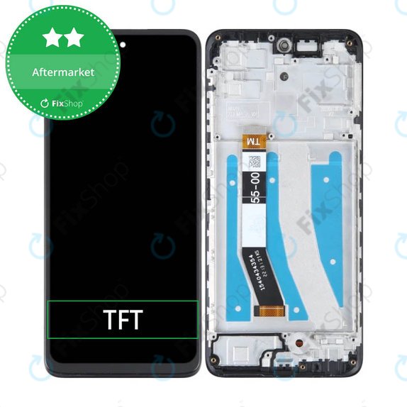 Wyświetlacz do Motorola Moto G32 XT2235, Ekran dotykowy z ramką, Mineral Grey, TFT