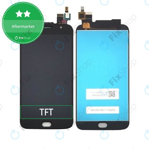 Wyświetlacz do Motorola Moto G5S Plus XT1805, Ekran dotykowy bez ramki, Czarny, Black, TFT