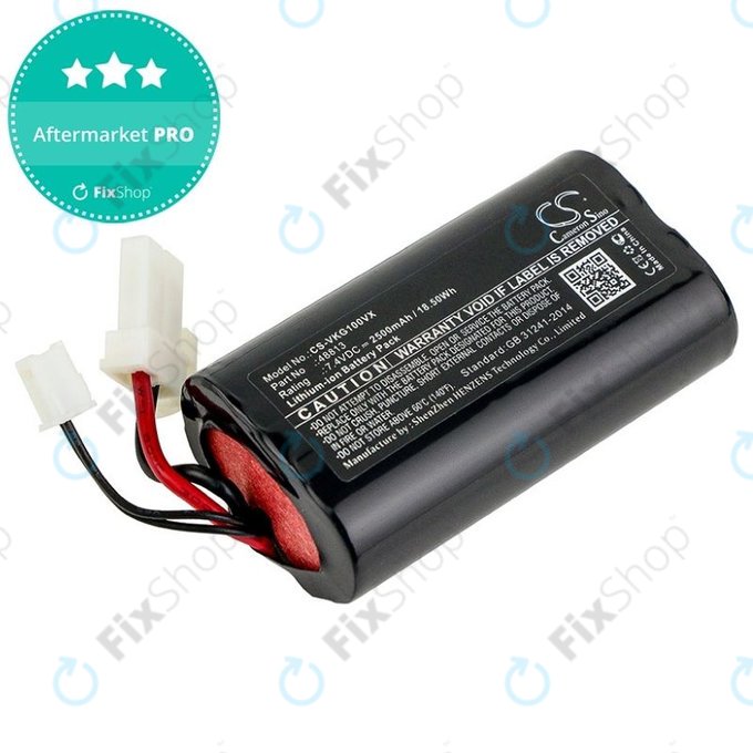 Bateria do Vorwerk Kobold VG100, 48813, Li-Ion, 7,4V 2500mAh, HQ
