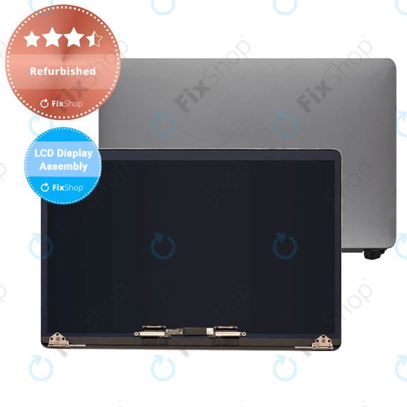 Wyświetlacz z przednim szkłem i obudową do MacBook Pro 15" A1990 (2018 - 2019), Space Gray, Refurbished