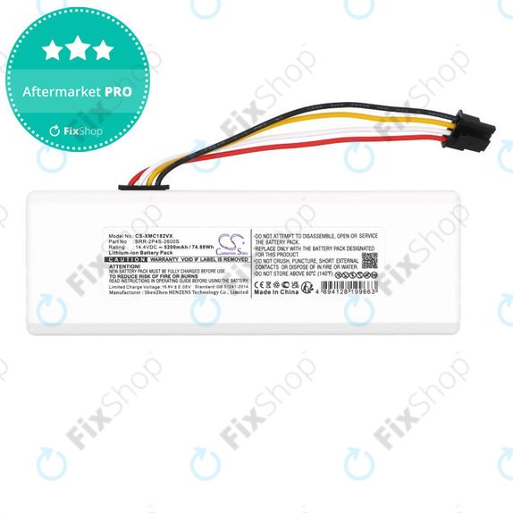 Bateria do Xiaomi Dreame MC1808, Roborock 1C, 5200mAh, Li-Ion, 14.4V, BRR-2P4S-2600S, HQ
