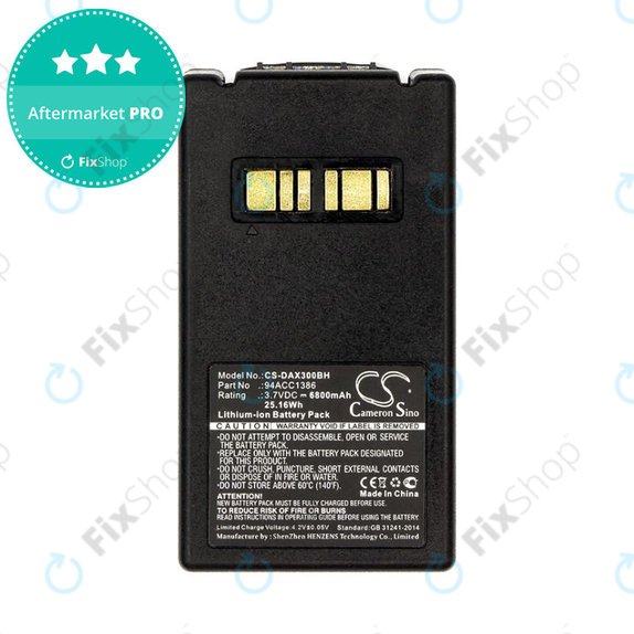 Bateria do Datalogic Falcon X4, X3, 6800mAh, Li-Ion, 3.7V, 94ACC1386, HQ