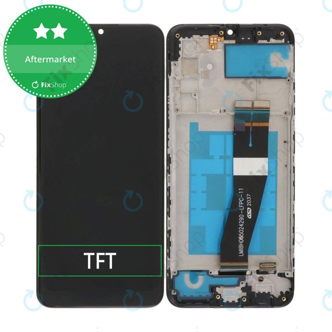 Wyświetlacz do Samsung A02s A025F, Ekran dotykowy z ramką, TFT