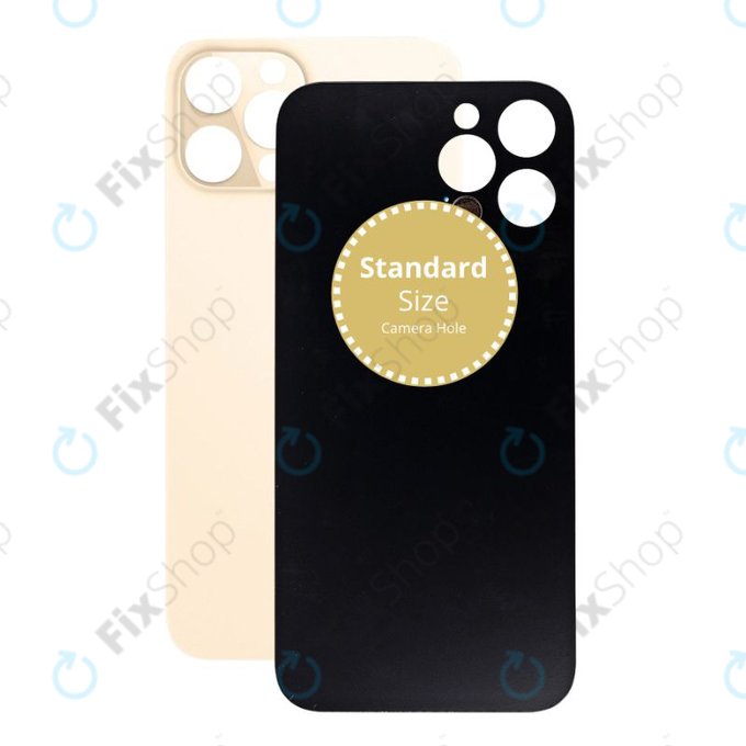Tylne szklo pokrywy do iPhone 12 Pro, Złoty, Gold