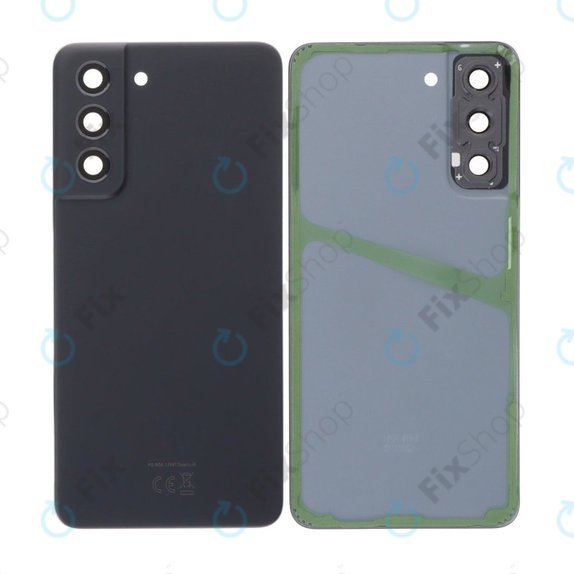 Tylna pokrywa baterii z kompletnym montażem do Samsung S21 FE G990B, Grafitowy, Graphite