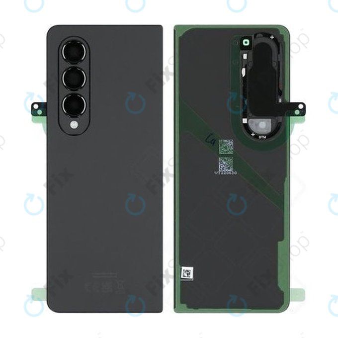 Tylna pokrywa baterii do Samsung Z Fold 4 F936B, GH82-29254A, Phantom Black, Genuine Service Pack
