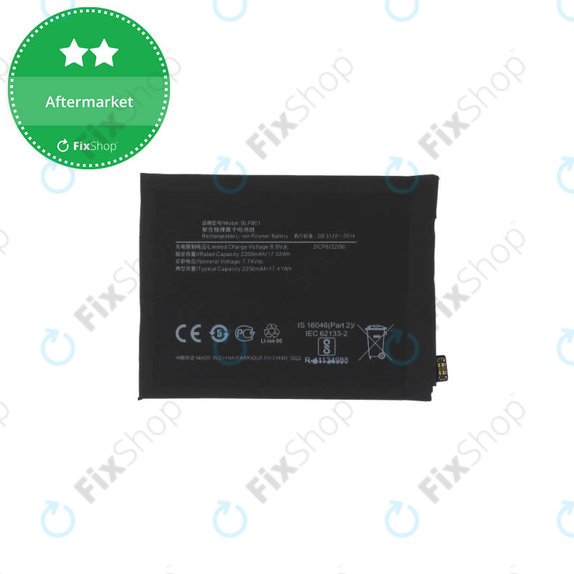 Bateria do OnePlus 8T, BLP801, 4500mAh