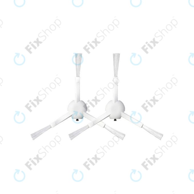 Szczotka boczna do Xiaomi Dreame L10 Pro, D9, D9 Max, D9 Pro, F9, Mi Robot Vacuum Mop (Mijia 1C), 2 (Mijia 2C), 2 Pro+ (Mijia 1T), 2 Ultra, Trouver Roboter LDS, 2 szt., Biały, White