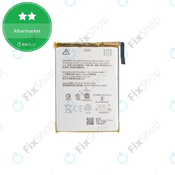 Bateria do Google Pixel 3, G013A-B, 2915mAh