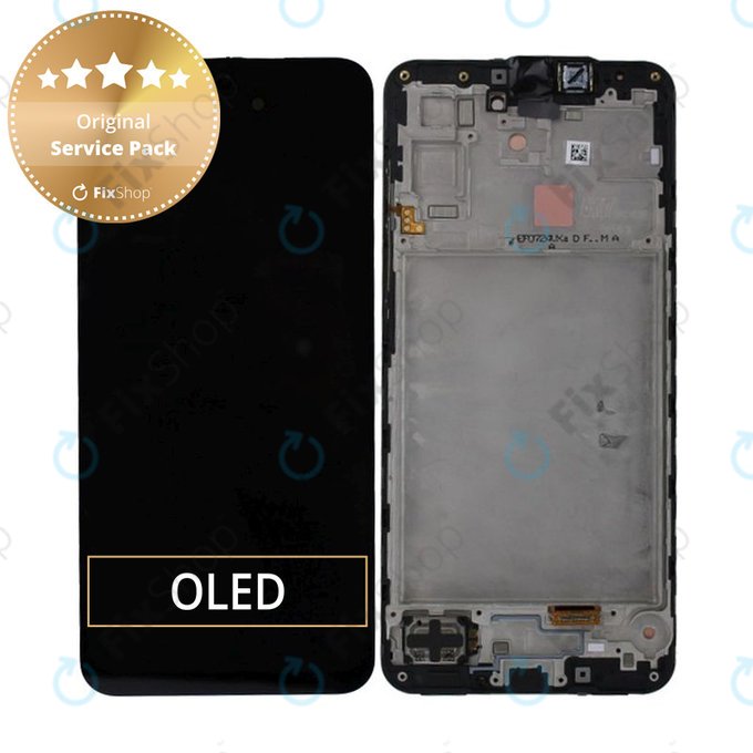 Wyświetlacz do Samsung Galaxy A17 A176B, Ekran dotykowy z ramką, Czarny, Black, GH82-38045A, Genuine Service Pack