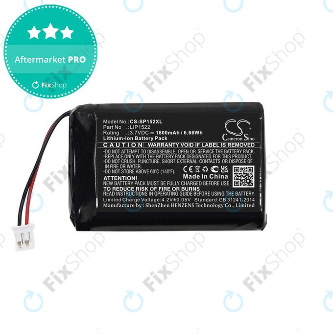 Bateria do Sony Dualshock 4 Wireless Controller, 1800mAh, Li-Ion, 3.7V, LIP1522, HQ