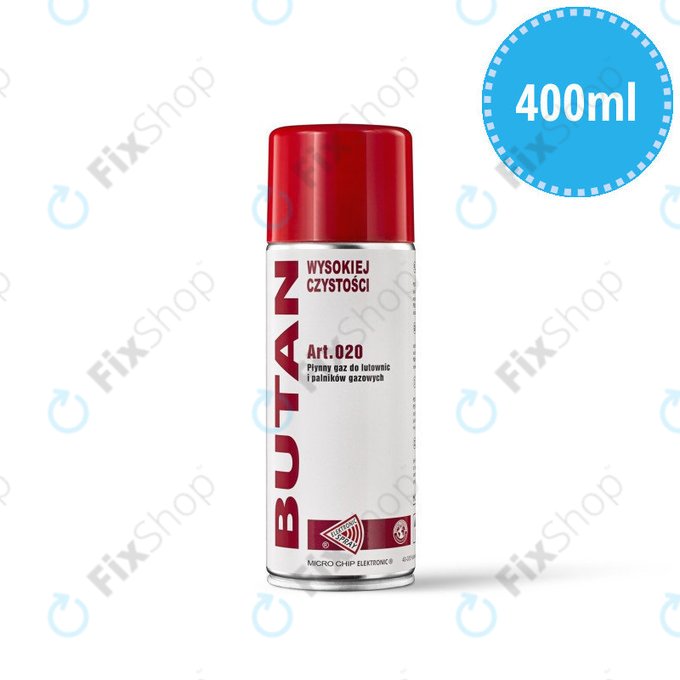 Butan wysokiej czystości, 400 ml, spray