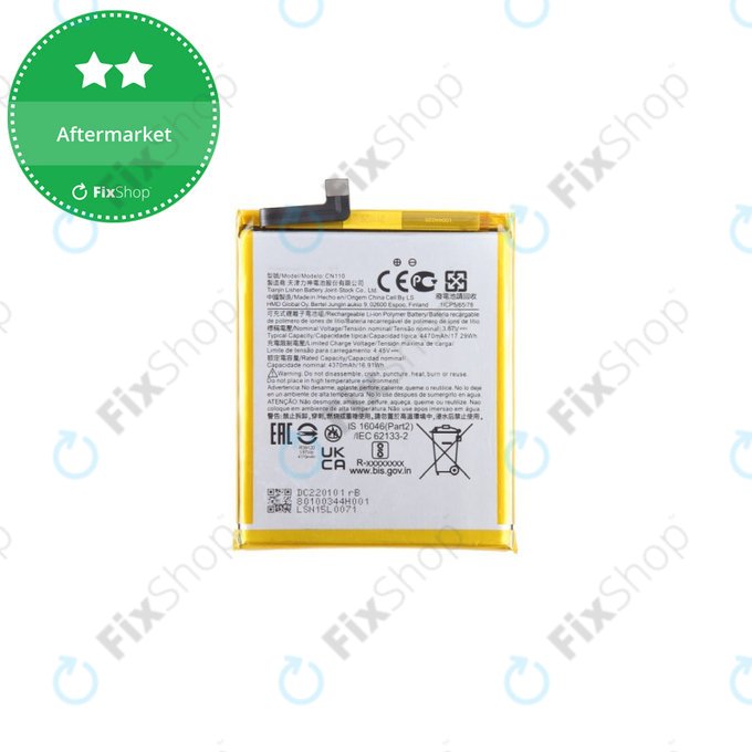 Bateria do Nokia X20 TA-1341, TA-1344, CN110, 4470mAh