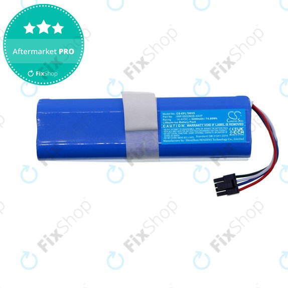 Bateria do Eufy Robovac L70 Hybrid, 5200mAh, Li-Ion, 14.4V, D080-4S2P, HQ