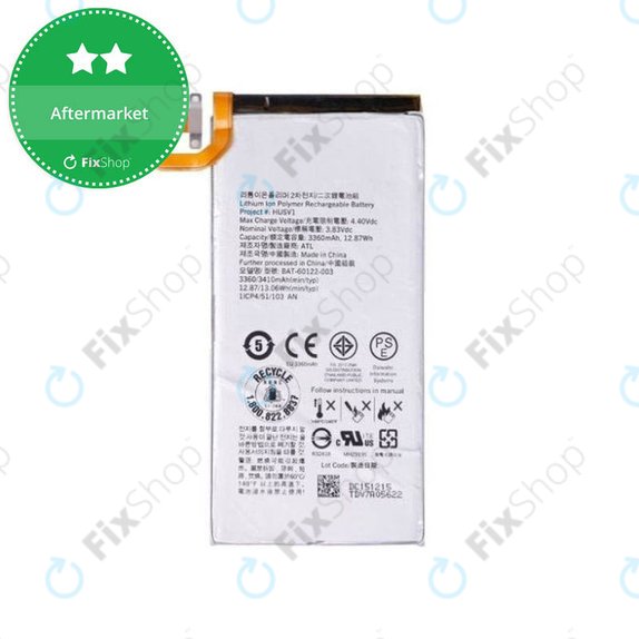 Bateria do Blackberry Priv, BAT-60122-003, 3410mAh