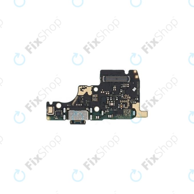 Złącze ładowania z czytnikiem SIM i płytką PCB do Xiaomi Poco M7 Pro 5G, Redmi Note 14 5G, 56002100O1700, Genuine Service Pack