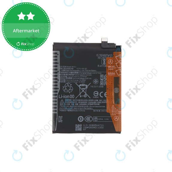Bateria do Xiaomi Redmi Note 14 5G 24094RAD4G, BN5U, 5110mAh