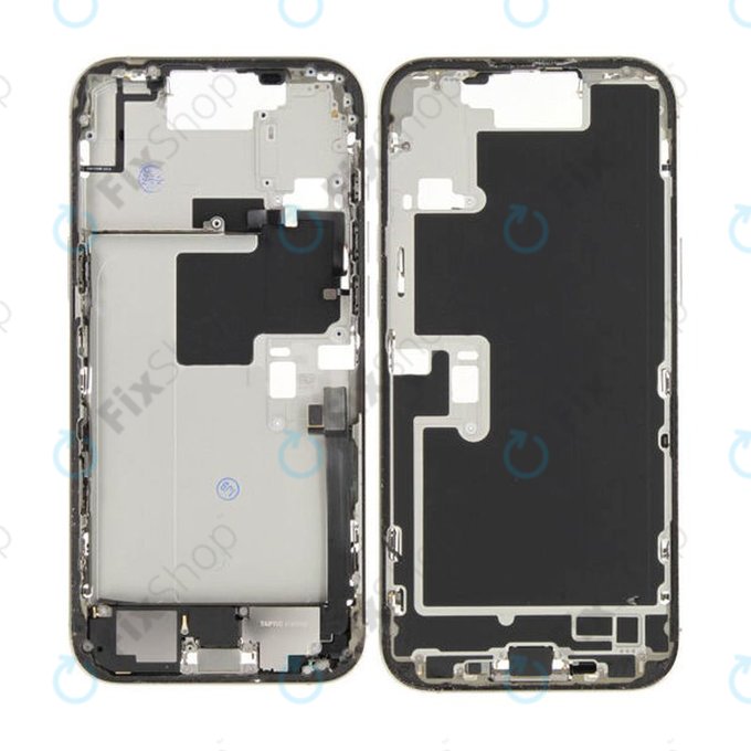 Ramka srodkowa do iPhone 16 Pro Max, Przyciski zasilania i głośności, Natural Titanium