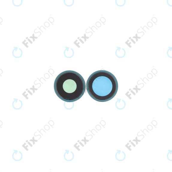 Oslona obiektywu tylnej kamery z ramka (2szt) do iPhone 16, 16 Plus, Teal