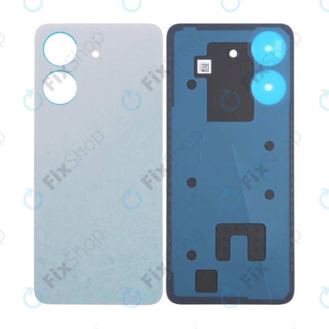 Tylna pokrywa baterii do Xiaomi Redmi 13C 23100RN82L, 23106RN0DA, Glacier White