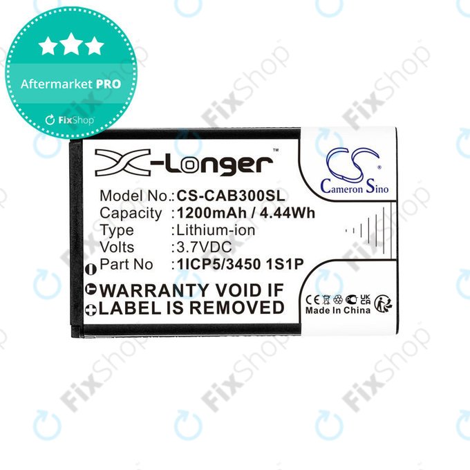Bateria do Cat B30, 1200mAh, Li-Ion, 3.7V, 1ICP5/3450 1S1P, HQ