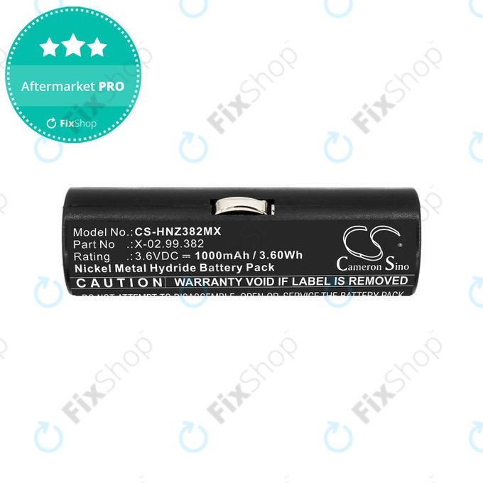 Bateria do Heine Ophthalmoscope Beta 200, 1000mAh, Ni-MH, 3.6V, X-02.99.382, HQ