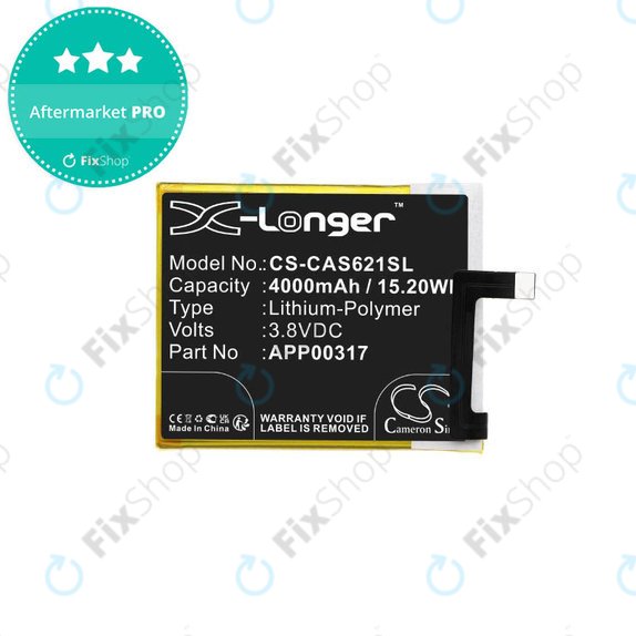 Bateria do Caterpillar S62 Pro, APP00317, 4000mAh, HQ