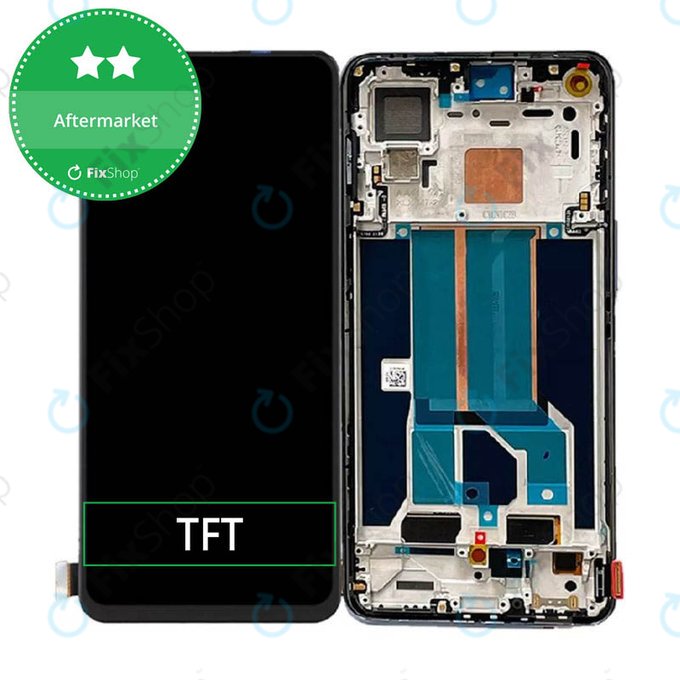 Wyświetlacz do OnePlus Nord 2 5G, Ekran dotykowy z ramką, Gray Sierra, TFT