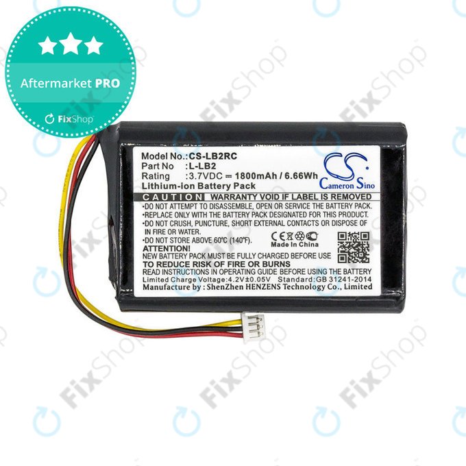 Bateria do Logitech MX1000, 1800mAh, Li-Ion, 3.7V, L-LB2, HQ
