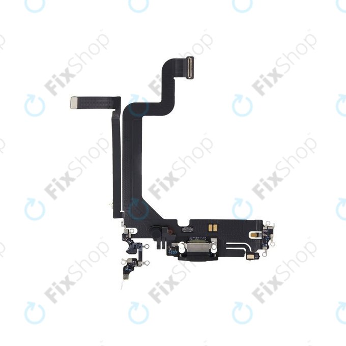 Złącze ładowania z taśmą flex do iPhone 14 Pro Max, Space Black