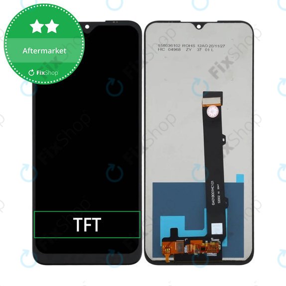 Wyświetlacz do LG K41S, Ekran dotykowy bez ramki, TFT
