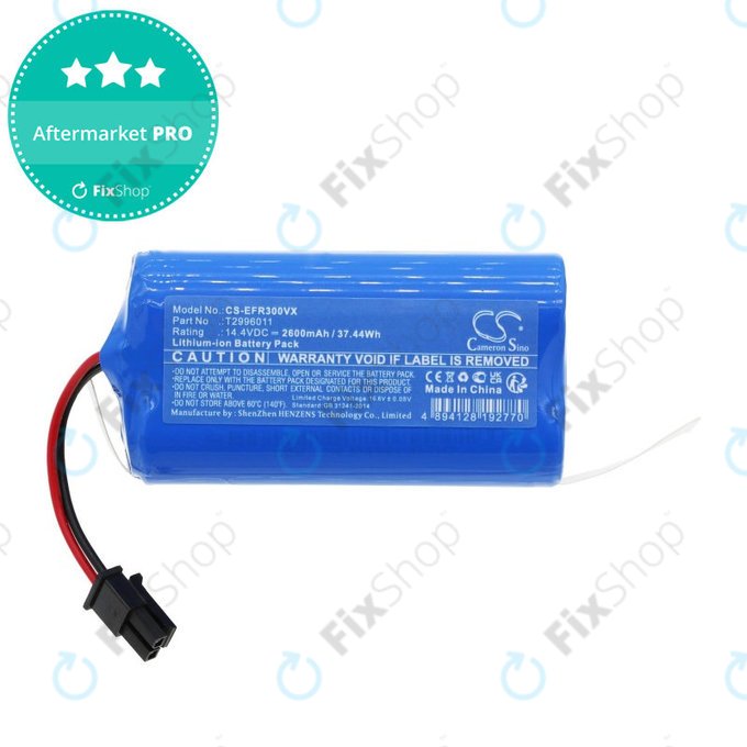 Bateria do Eufy RoboVac L30 Hybrid+, Concept VR2110, 2600mAh, Li-Ion, 14.4V, T2996011, HQ