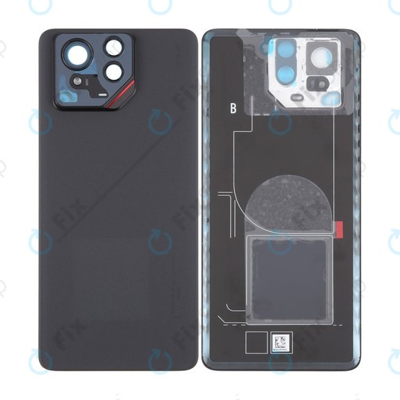 Tylna pokrywa baterii z kompletnym montażem do Asus ROG Phone 9 Pro AI2501, Phantom Black