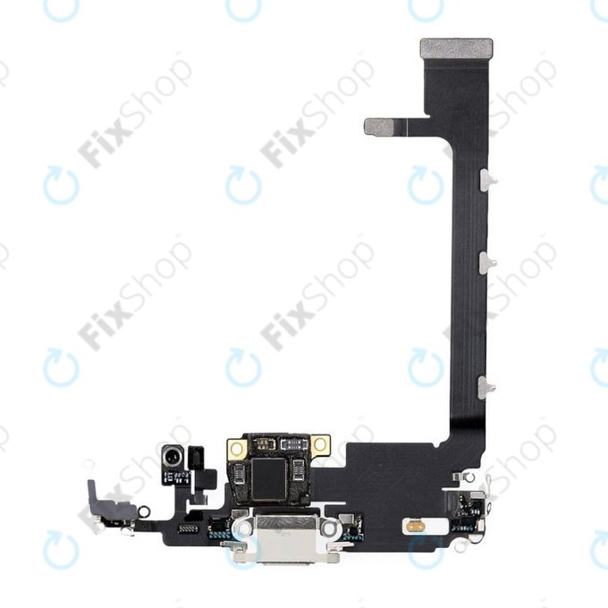 Zlacze ladowania + Flex Cable do iPhone 11 Pro Max | Srebrny | Silver