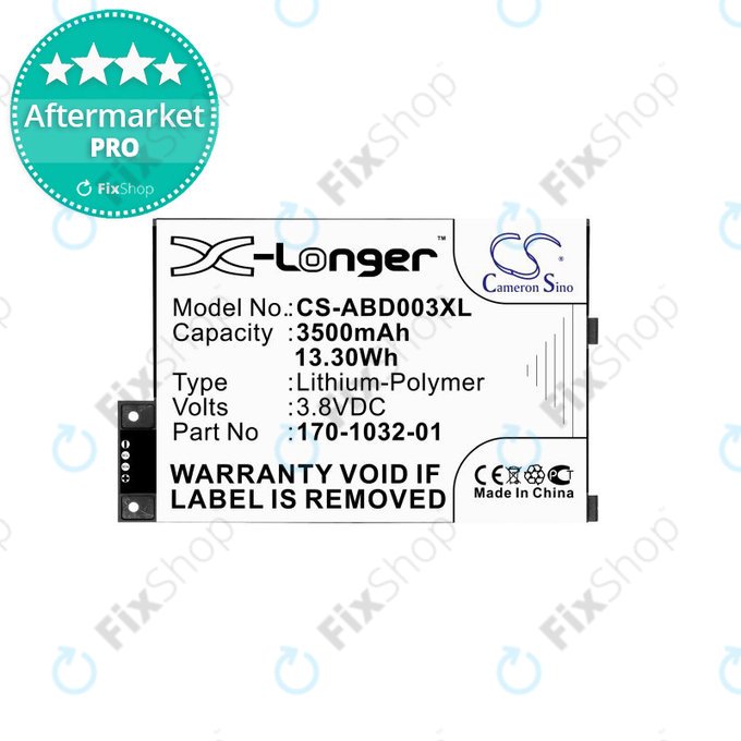 Bateria do Amazon Kindle 3, 3 Wi-fi, 3G, Graphite, 170-1032-01, S11GTSF01A, 3500mAh, HQ