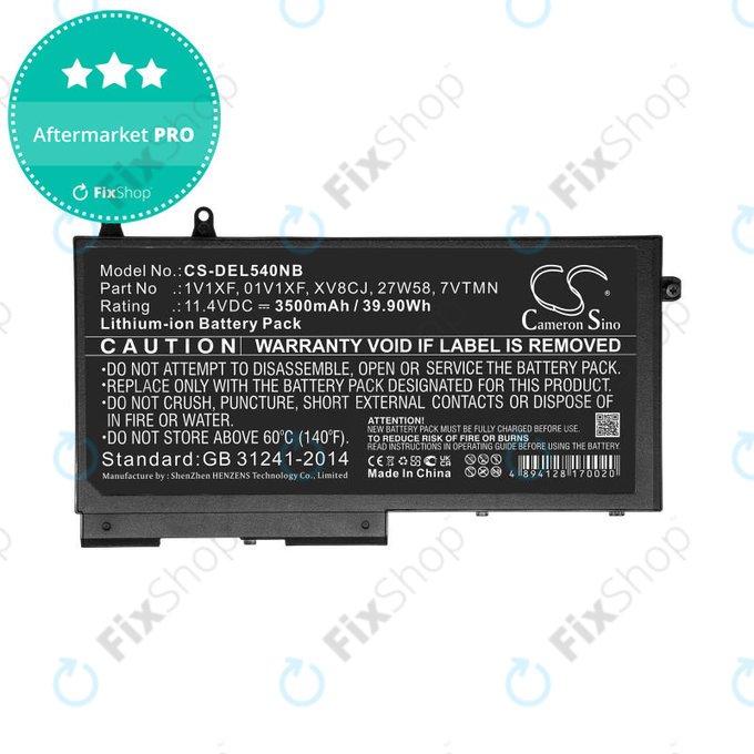 Bateria do Dell Latitude 5400, Inspiron 7591 2-in-1, 3500mAh, Li-Ion, 11.4V, XV8CJ, HQ