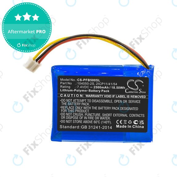 Bateria do Philips Fidelio B5/12, Fidelio HTL9100, Fidelio HTL9300, 2500mAh, Li-Pol, 7.4V, 104050-2S, HQ