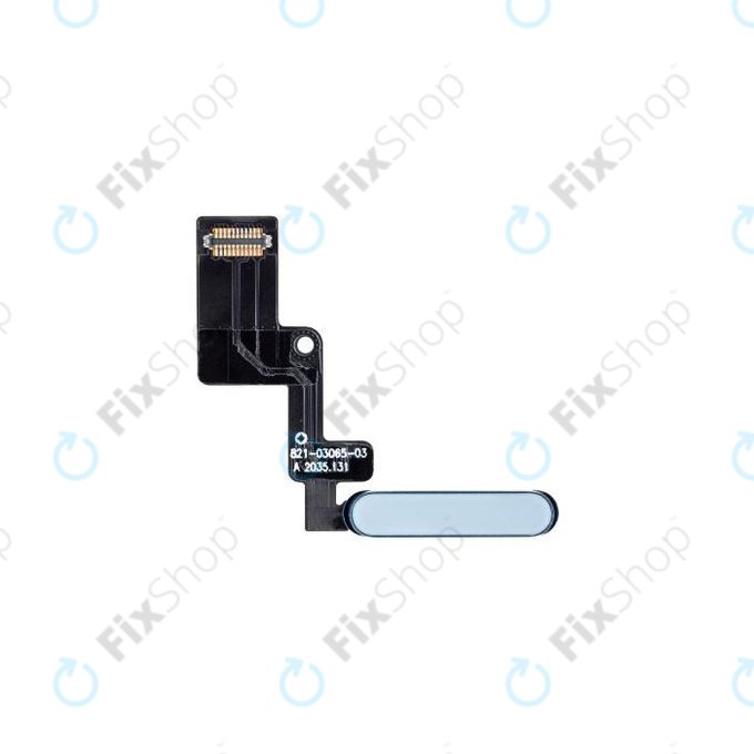 Flex kabel przycisku zasilania z głośnością do iPad Air, 4th Gen, 5th Gen, Niebieski, Blue