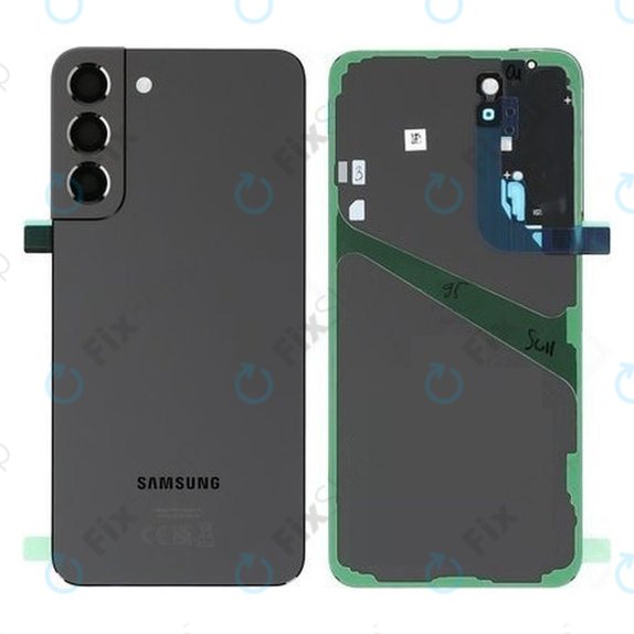 Tylna pokrywa baterii do Samsung S22 Plus S906B, GH82-27444A, Phantom Black, Genuine Service Pack