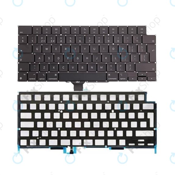 Klawiatura z podświetleniem UK/EU do MacBook Pro 14" M1 Pro A2442 (2021), 16" M1 Max A2485 (2021)