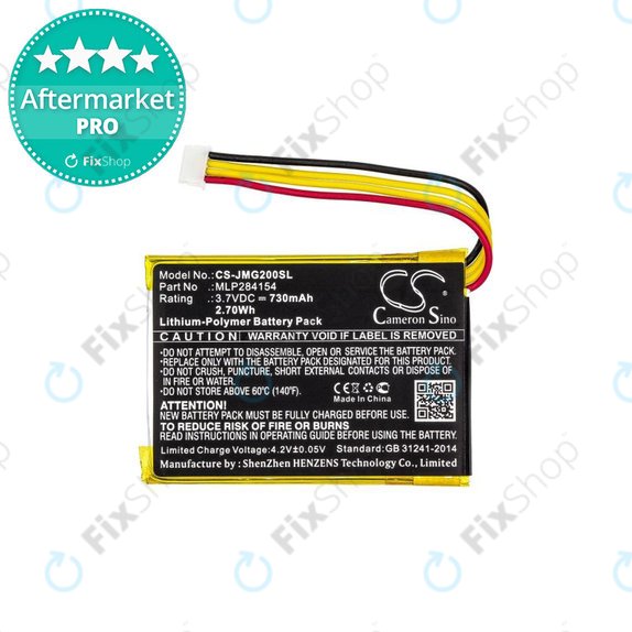 Bateria do JBL Go 2, Li-Pol, 730mAh, HQ