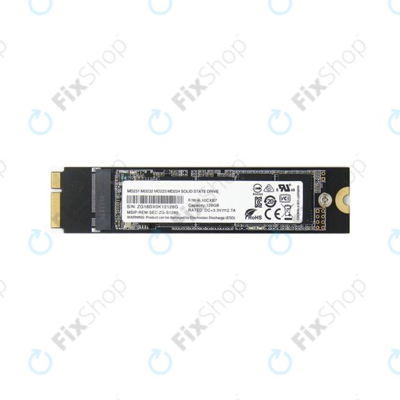 SSD 256GB do MacBook Air 11" A1465, Mid 2012, 13" A1466, Mid 2012