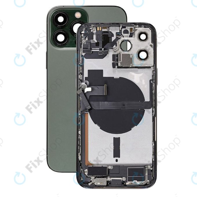 Tylna obudowa z malymi czesciami do iPhone 13 Pro Max, Alpine Green