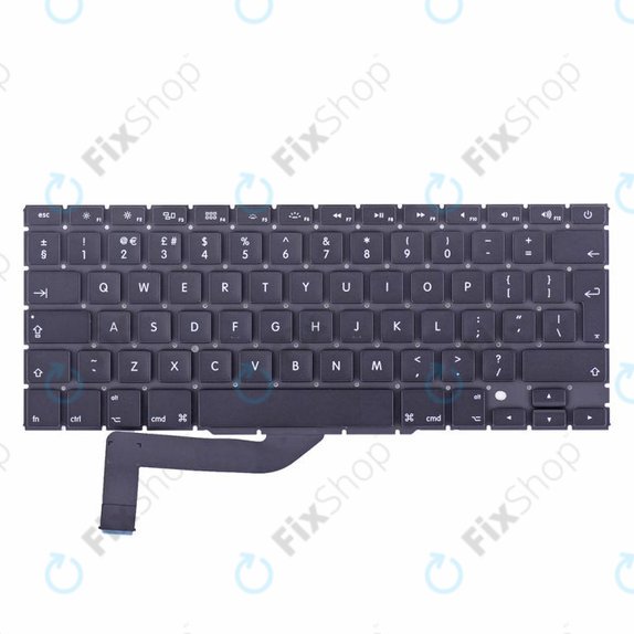 Klawiatura UK do MacBook Pro 15" A1398 (Mid 2012 - Mid 2015)