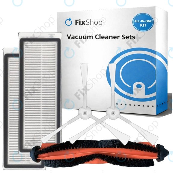 Zestaw części zamiennych do Xiaomi Mi Robot Vacuum Mop Essential (Mijia G1) (1x Główna szczotka, 2x Filtr, 2x Szczotka boczna)