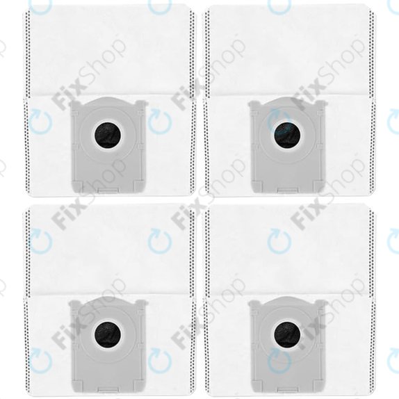 Worek na kurz, 4 szt. do Ecovacs Deebot T30c, T50-series, T80-series, X8-series, X9 Pro-series