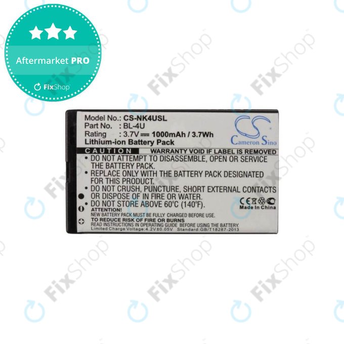 Bateria do Nokia 3120 Classic, BL-4U, 1000mAh, HQ