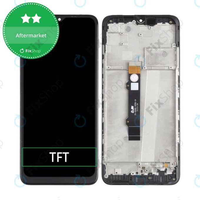 Wyświetlacz do Motorola Moto G50 XT2137, Ekran dotykowy z ramką, Steel Gray, TFT