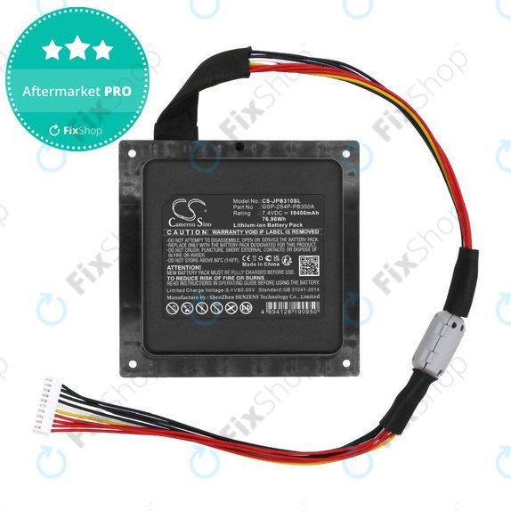 Bateria do JBL PartyBox 310, 10400mAh, Li-Ion, 7.4V, GSP-2S4P-PB350B, HQ