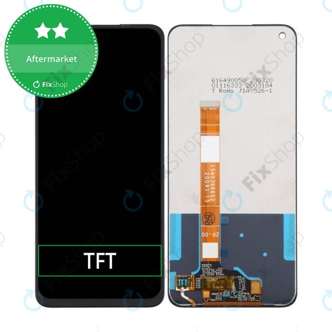 Wyświetlacz do Oppo A52, Ekran dotykowy bez ramki, TFT